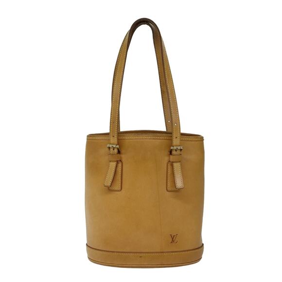 LOUIS VUITTON Nomad Leather Bucket PM Shoulder Bag Beige M85001 - Picture 13 of 16